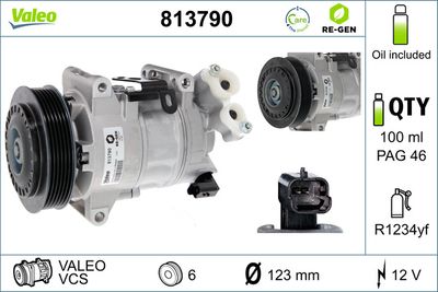 Kompresor, klimatyzacja VALEO 813790