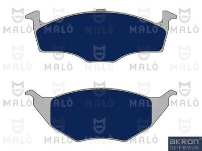 Комплект тормозных колодок, дисковый тормоз AKRON-MALÒ 1050771 для VW LUPO