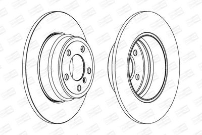 BREMSSCHEIBE CHAMPION 562135CH1 1