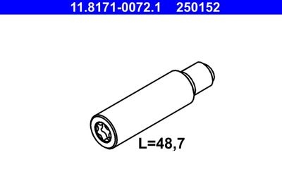 Tuleje prowadzące zacisk hamulcowy ATE 11.8171-0072.1 produkt