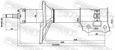 Shock Absorber 12666695FR