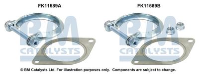 zestaw montażowy, filtr sadzy / filtr cząstek stałych BM CATALYSTS FK11589
