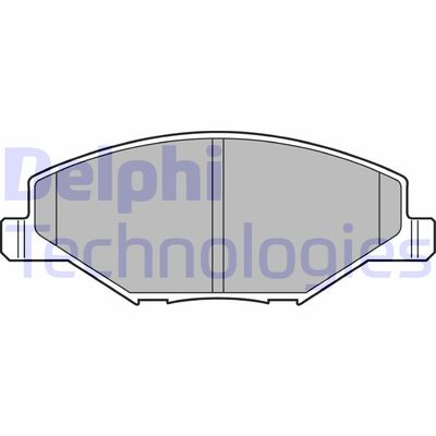 Bromsbeläggssats, skivbroms DELPHI LP2444