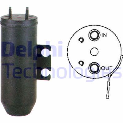 DELPHI TSP0175288 Осушитель кондиционера  для PEUGEOT 206 (Пежо 206)