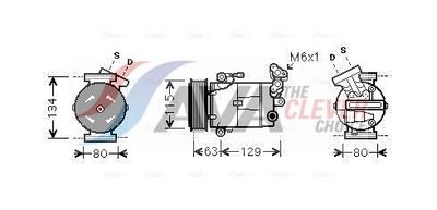 KOMPRESSOR KLIMAANLAGE AVA Clever Choice RTAK384