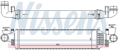 INTERCOOLER COMPRESOR NISSENS 96335 5