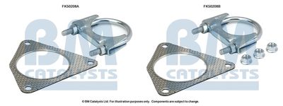 Zestaw montażowy, rura wydechowa BM CATALYSTS FK50208