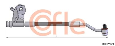 COFLE 92.BH.HY079 Тормозной шланг  для HYUNDAI i20 I (PB, PBT) 1.4 CRDi