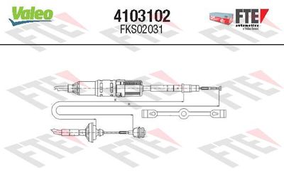Трос, управление сцеплением FTE 4103102 для VW TRANSPORTER