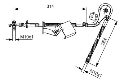 BOSCH Bremsschlauch