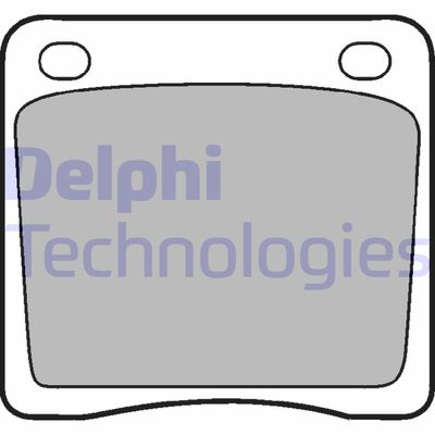 Комплект тормозных колодок, дисковый тормоз DELPHI LP65 для NISSAN CHERRY