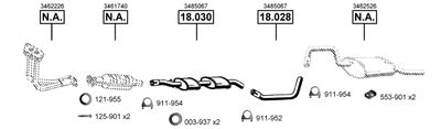 Изпускателна система ASMET VO184055