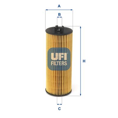 Масляный фильтр UFI 25.204.00 для MERCEDES-BENZ AMG