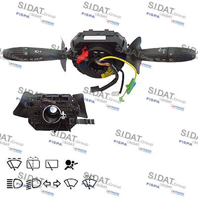 Выключатель на рулевой колонке SIDAT 430393 для FIAT PANDA