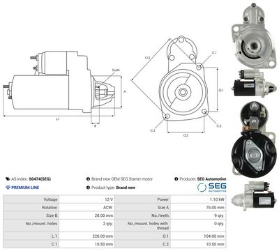 STARTER AS-PL S0474SEG 4