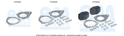 Монтажен комплект, изпускателна тръба BM Catalysts FK70563
