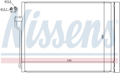 CONDENSATOR CLIMATIZARE NISSENS 940288 1