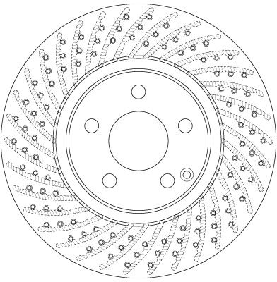 Bromsskiva TRW DF6477