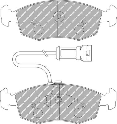 BREMSBELAGSATZ SCHEIBENBREMSE