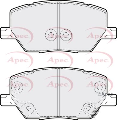 Brake Pad Set APEC PAD2065