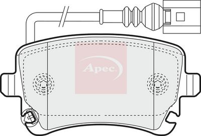 APEC Brake Pad Set, disc brake PAD1352