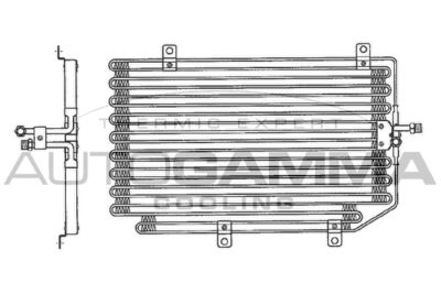 Конденсатор, кондиционер AUTOGAMMA 102594 для ALFA ROMEO GTV