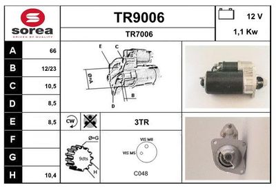 STARTER SNRA TR9006