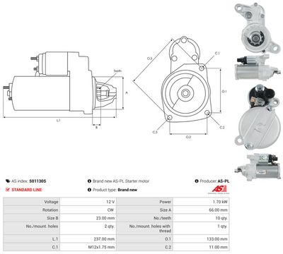 STARTER AS-PL S01130S 4