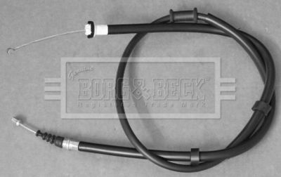 Тросик, cтояночный тормоз BORG & BECK BKB3702 для FIAT PANDA