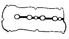 BGA RC0340 Прокладка клапанной крышки  для MAZDA 323 F V (BA) 1.5 16V