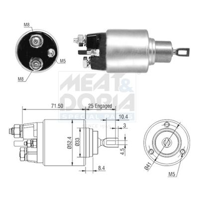 SOLENOID ELECTROMOTOR