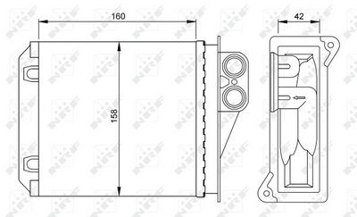 Heat Exchanger, interior heating 54236