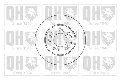 QUINTON HAZELL BDC4884 Тормозной диск 