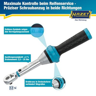 HAZET Momentový kľúč 5108-3CT