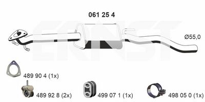 MITTELSCHALLDäMPFER ERNST 061254