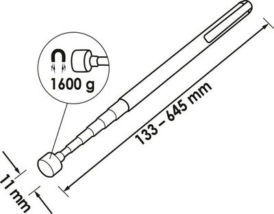 Magnetický zvedák VIGOR V1741