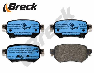 Bromsbeläggssats, skivbroms BRECK 22349 00 704 00 för MAZDA