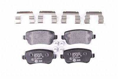 HELLA PAGID 8DB 355 012-421 Тормозные колодки и сигнализаторы для FIAT CROMA (194_) 1.9 D Multijet (194AXC1B, 194AXC12)