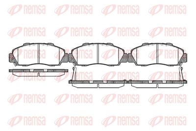 Комплект тормозных колодок, дисковый тормоз REMSA 0351.32 для ACURA NSX