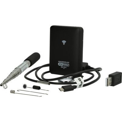 Ks Tools - Sada Wi-Fi videoscope s Ø3.9mm 0° prednou kamerovou sondou 7ks