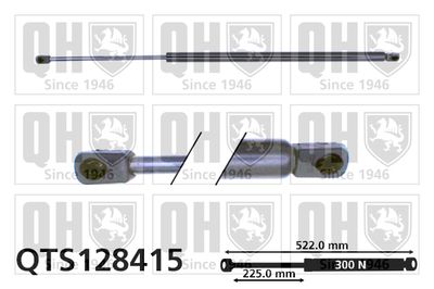 Газовая пружина, крышка багажник QUINTON HAZELL QTS128415 для ALFA ROMEO 146