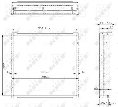 RETEA RADIATOR RACIRE MOTOR NRF 17112 1