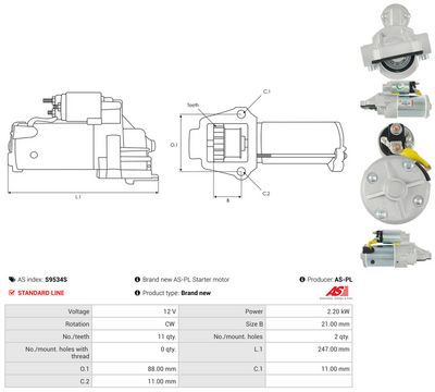 STARTER AS-PL S9534S 4