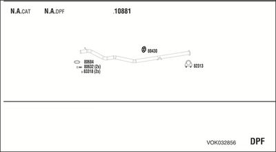 ABGASANLAGE WALKER VOK032856
