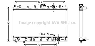 PRASCO MT2135 Крышка радиатора для MITSUBISHI SPACE