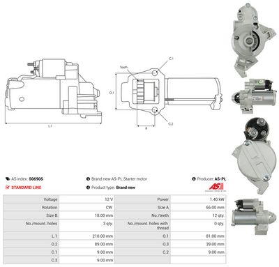 STARTER AS-PL S0690S 4