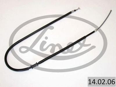 Тросик, cтояночный тормоз LINEX 14.02.06 для FIAT ALBEA