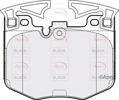 Brake Pad Set APEC PAD2147B