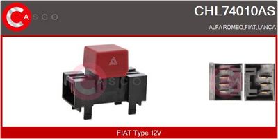 COMUTATOR LUMINI DE AVARIE CASCO CHL74010AS