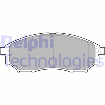 Комплект тормозных колодок, дисковый тормоз DELPHI LP2030 для INFINITI QX50